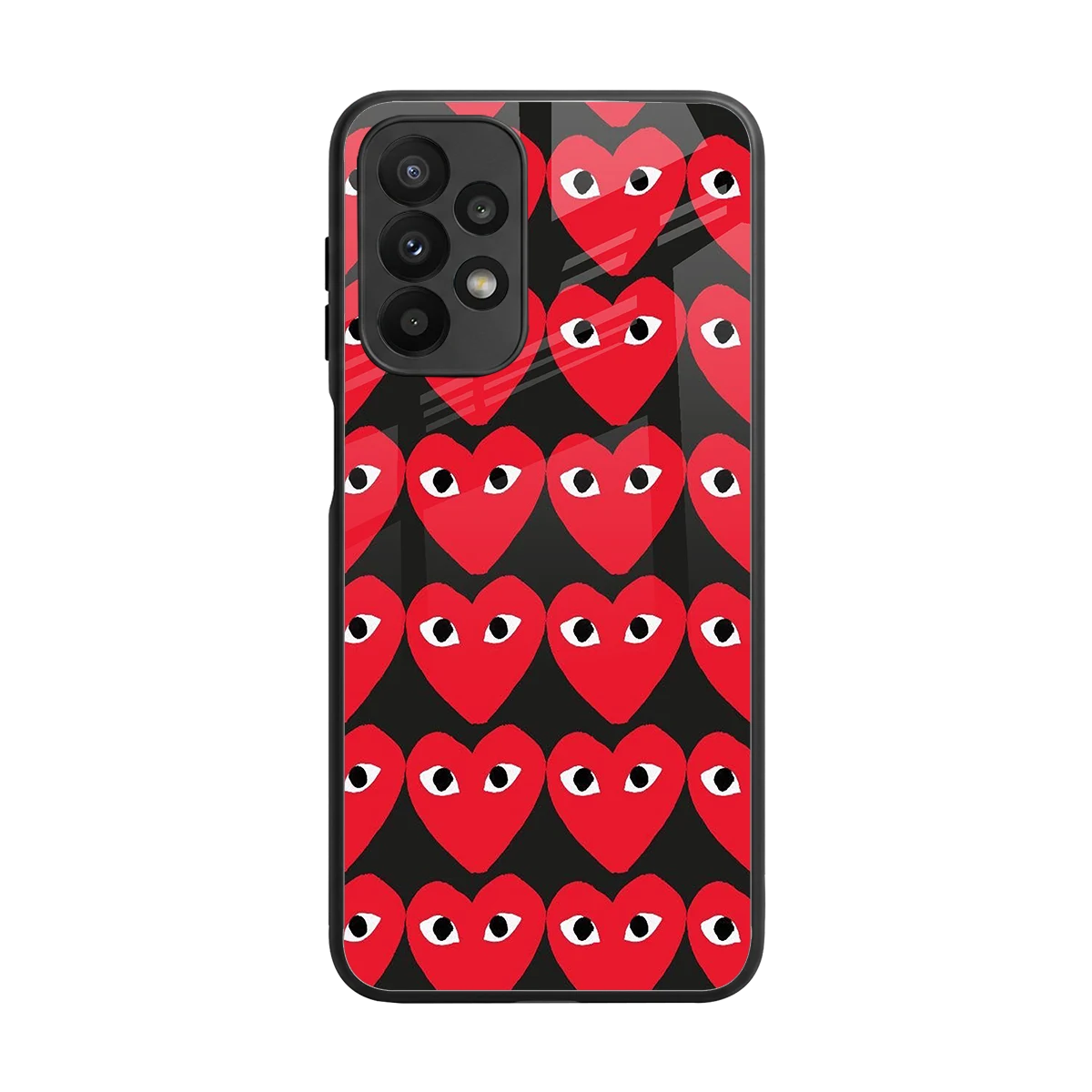 Scarlet Stare back phone cover | glass case for samsung galaxy a23