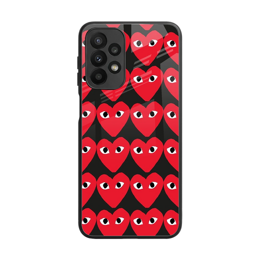 Scarlet Stare back phone cover | glass case for samsung galaxy a23