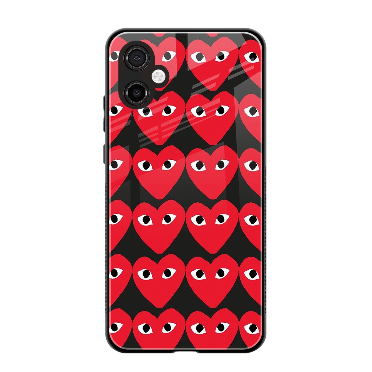 Scarlet Stare back phone cover | glass case for samsung galaxy a06 5g