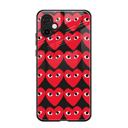Scarlet Stare back phone cover | glass case for samsung galaxy a06 5g