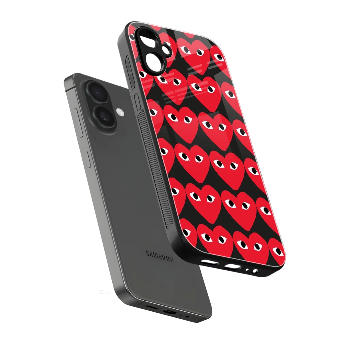 Scarlet Stare sleek samsung galaxy a06 5g cover with tempered glass back and TPU edges