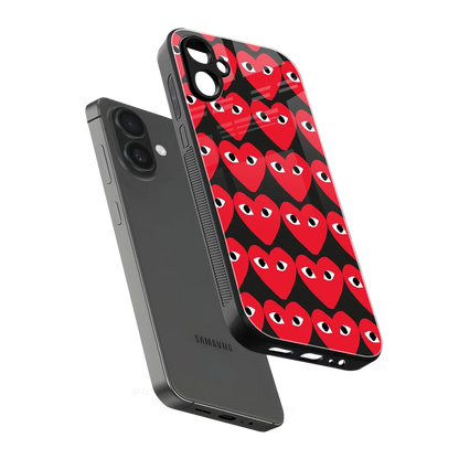 Scarlet Stare sleek samsung galaxy a06 5g cover with tempered glass back and TPU edges