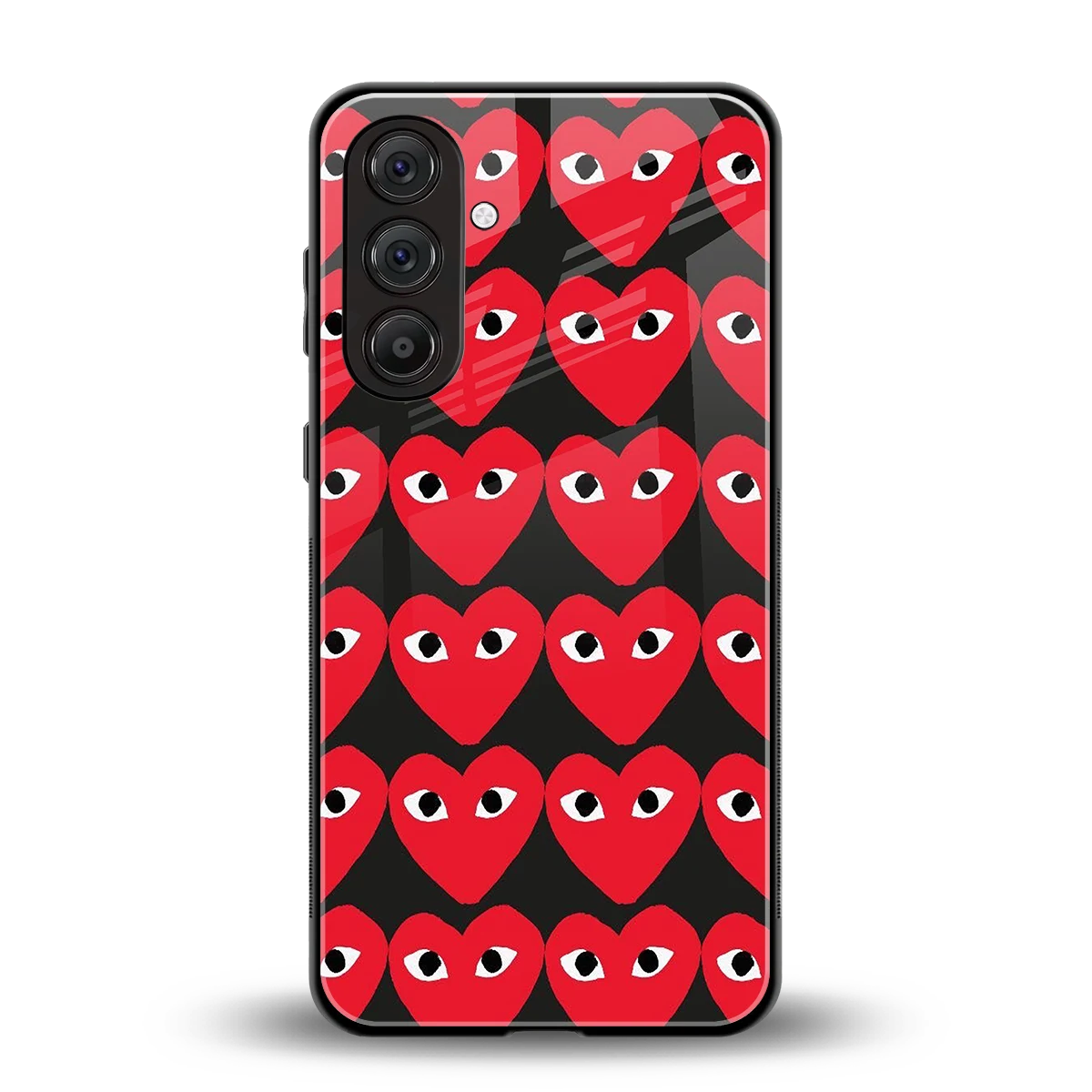Scarlet Stare back phone cover | glass case for samsung galaxy a36 5g