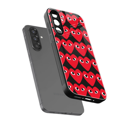 Scarlet Stare sleek samsung galaxy a36 5g cover with tempered glass back and TPU edges