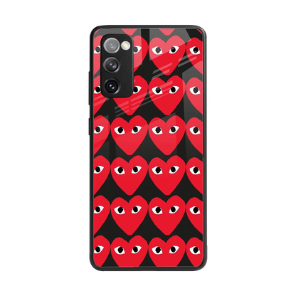 Scarlet Stare back phone cover | glass case for samsung galaxy s20 fe