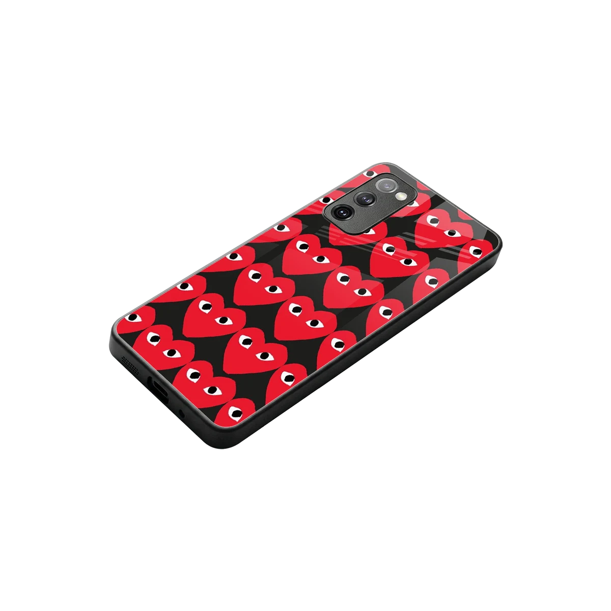 Scarlet Stare stylish phone case for samsung galaxy s20 fe | glossy glass and slim fit