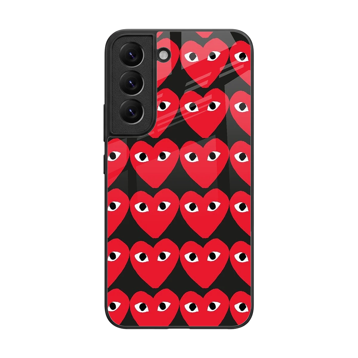 Scarlet Stare back phone cover | glass case for samsung galaxy s22