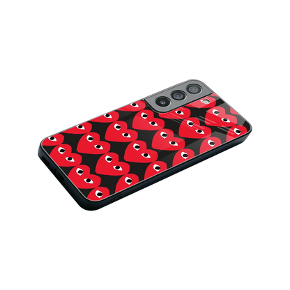 Scarlet Stare stylish phone case for samsung galaxy s22 | glossy glass and slim fit