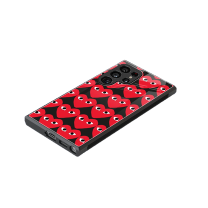 Scarlet Stare stylish phone case for samsung galaxy s23 ultra | glossy glass and slim fit