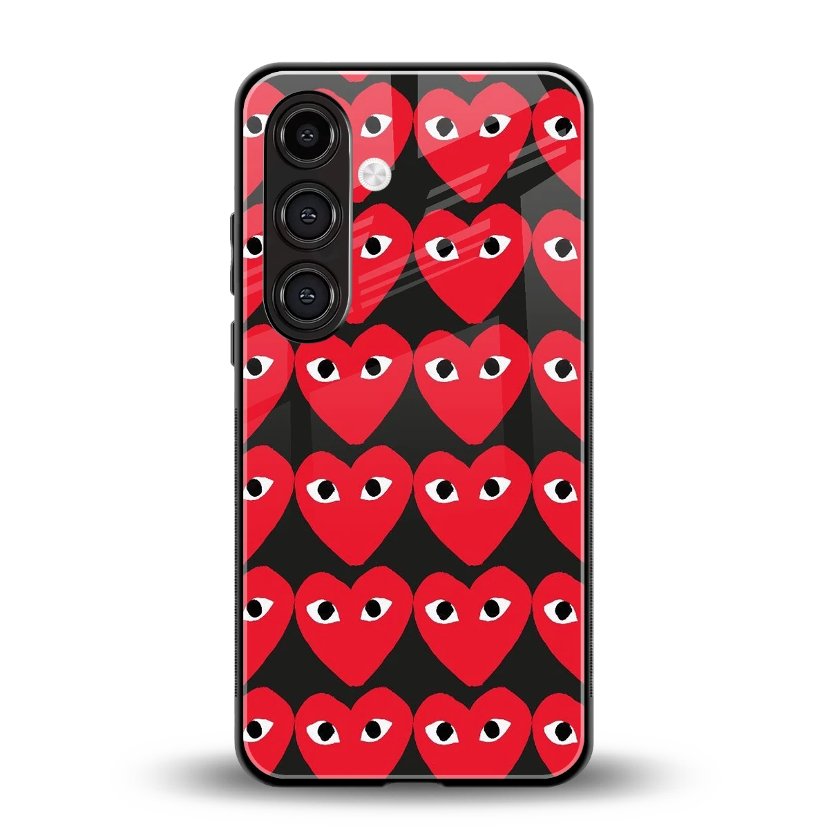 Scarlet Stare back phone cover | glass case for samsung galaxy s25
