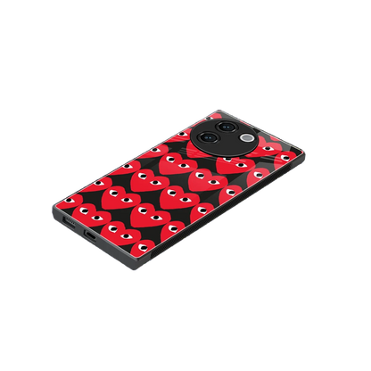 Scarlet Stare stylish phone case for vivo v30e | glossy glass and slim fit