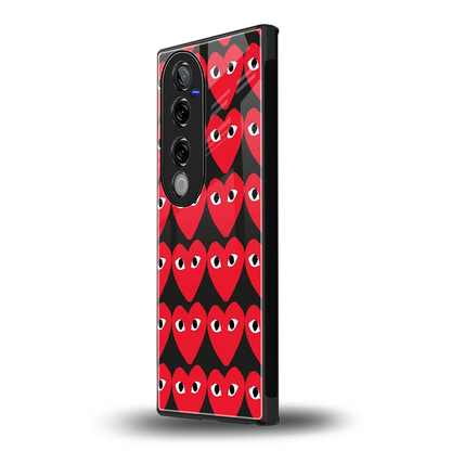 Scarlet Stare vivo v40 pro mobile cover | shockproof glass phone case