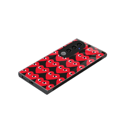 Scarlet Stare stylish phone case for vivo v40 pro | glossy glass and slim fit