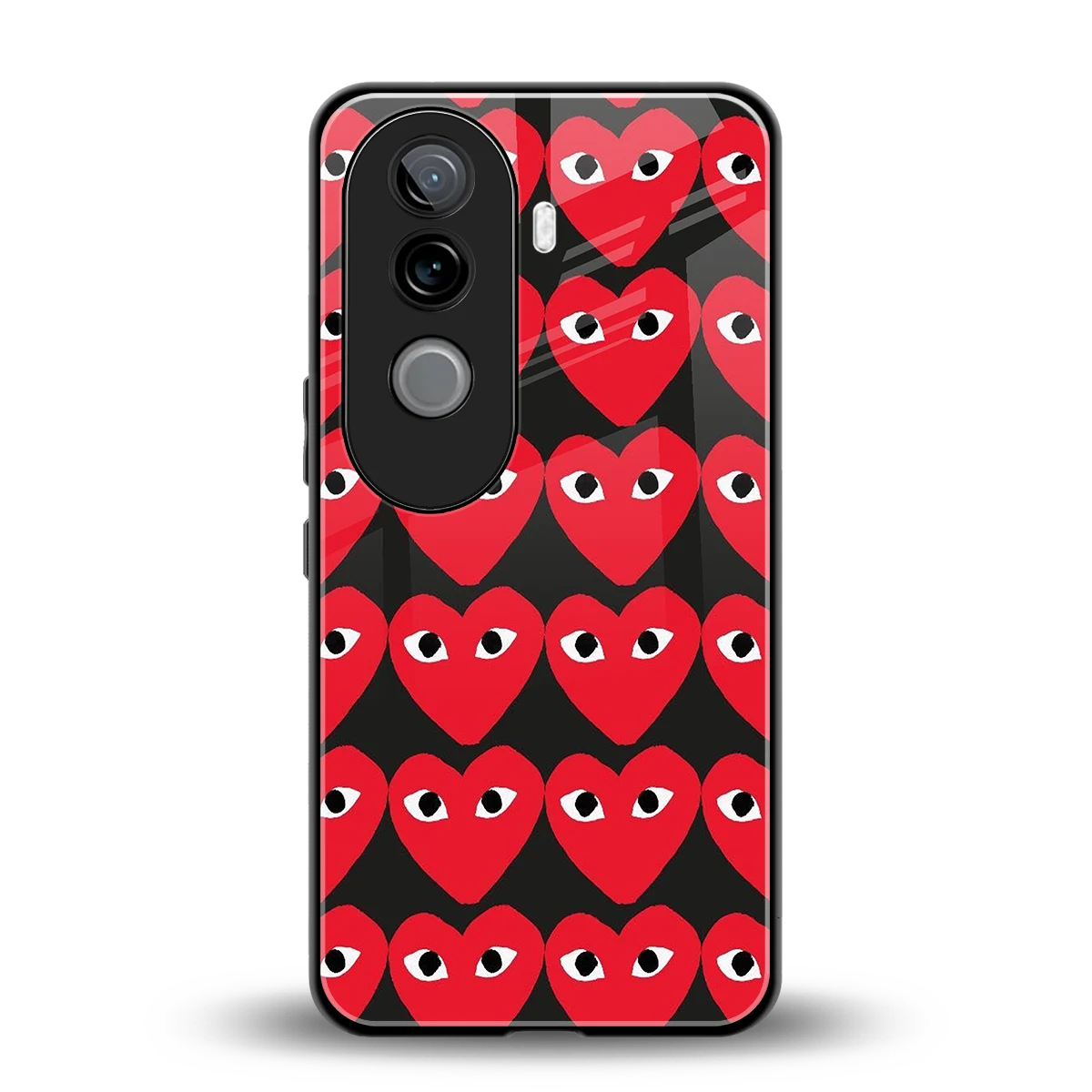 Scarlet Stare back phone cover | glass case for vivo v40e