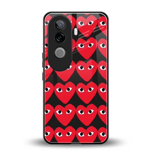 Scarlet Stare back phone cover | glass case for vivo v40e
