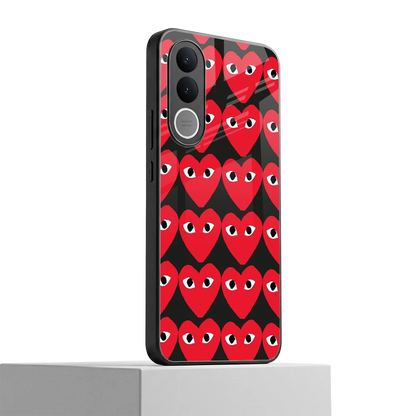 Scarlet Stare vivo v70 fe mobile cover | shockproof glass phone case