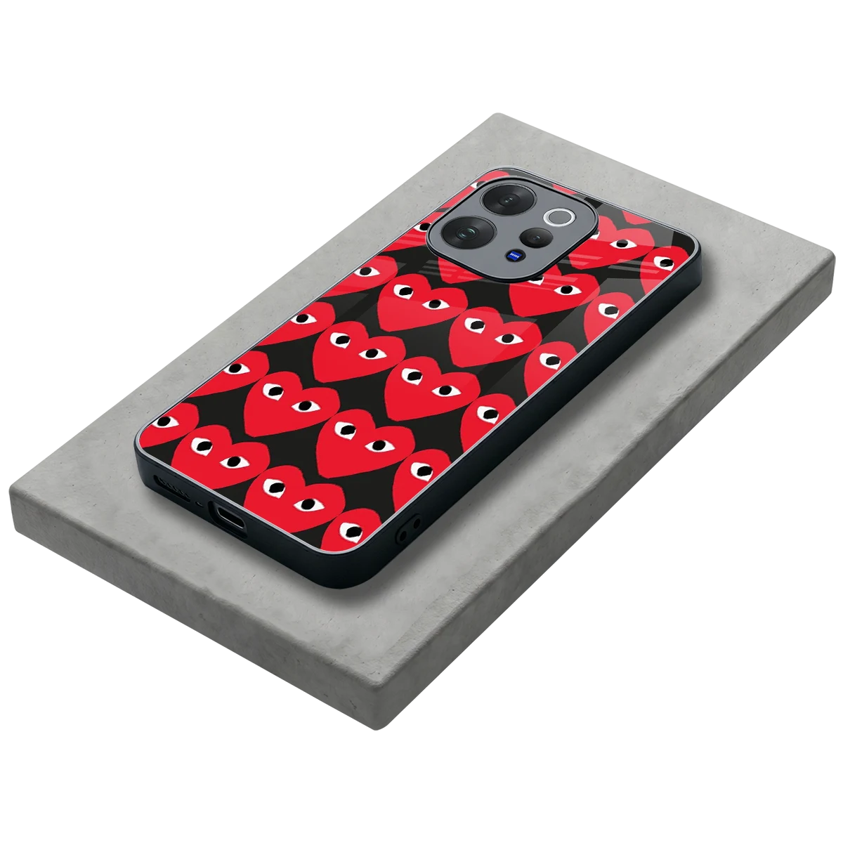 Scarlet Stare stylish phone case for vivo v70 elite | glossy glass and slim fit