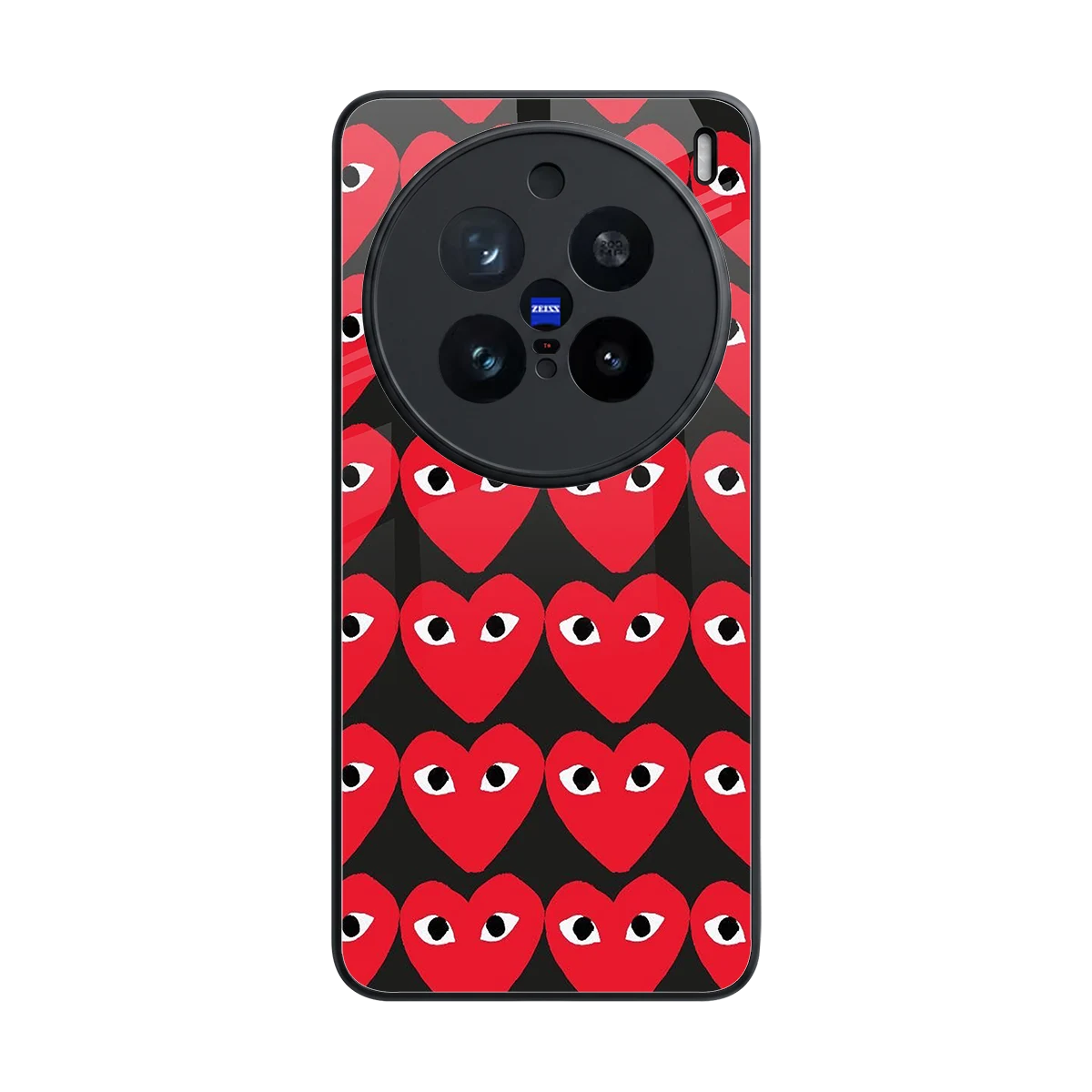Scarlet Stare back phone cover | glass case for vivo x200 pro