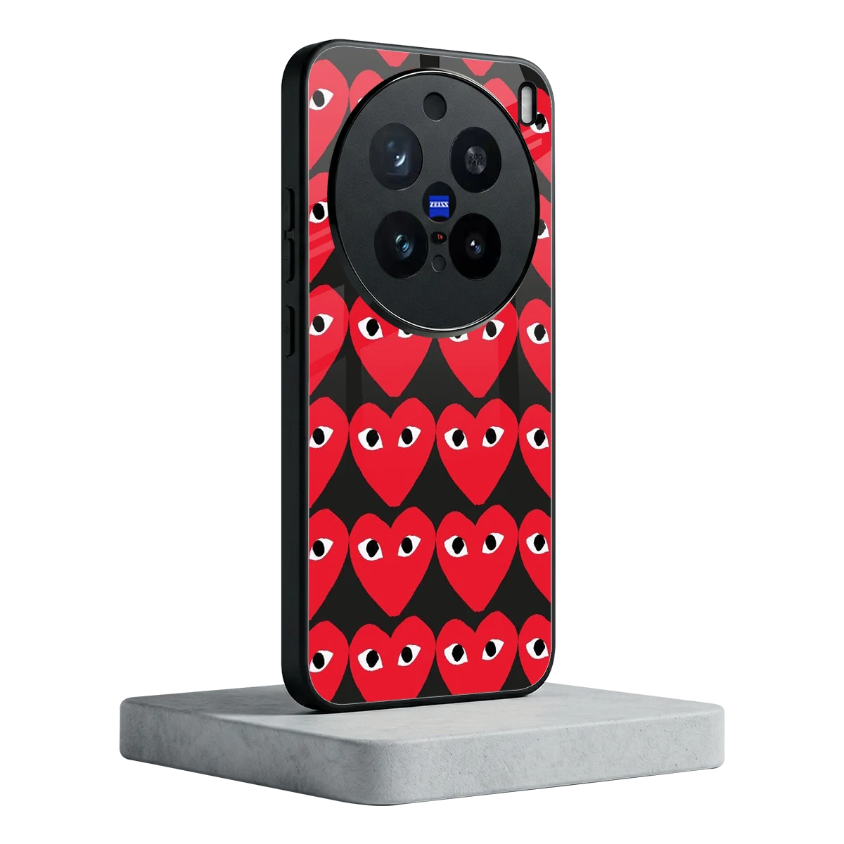Scarlet Stare vivo x200 pro mobile cover | shockproof glass phone case