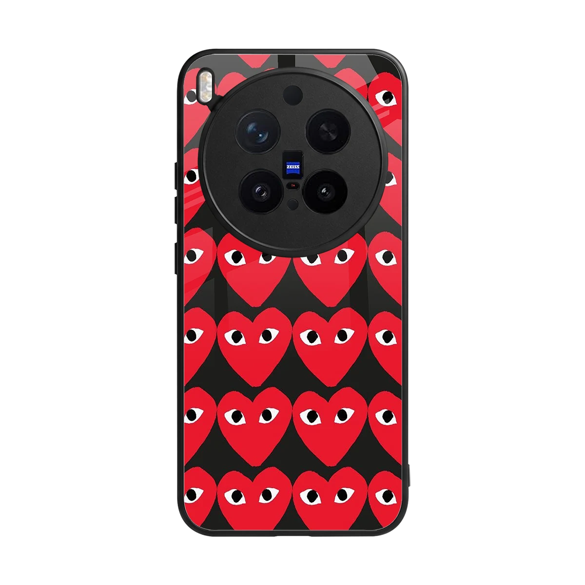 Scarlet Stare back phone cover | glass case for vivo x300 pro