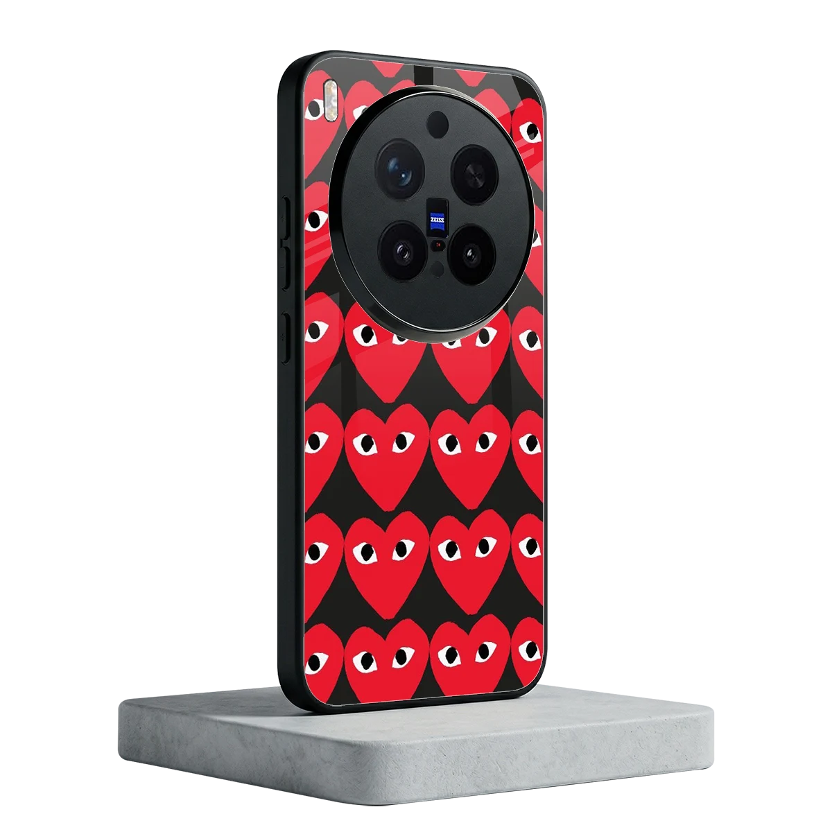 Scarlet Stare vivo x300 pro mobile cover | shockproof glass phone case