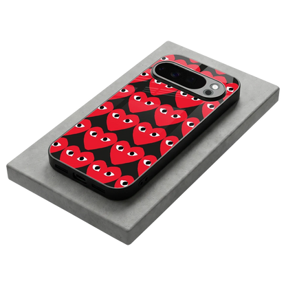 Scarlet Stare stylish phone case for google pixel 10 pro | glossy glass and slim fit