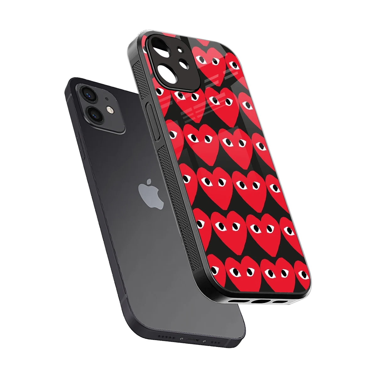 Scarlet Stare sleek iphone 11 cover with tempered glass back and TPU edges