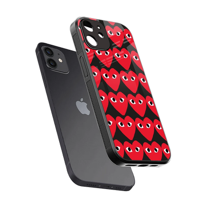 Scarlet Stare sleek iphone 11 cover with tempered glass back and TPU edges