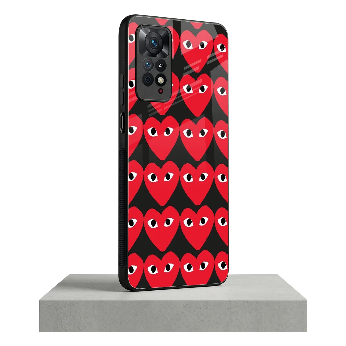 Scarlet Stare redmi note 11 pro mobile cover | shockproof glass phone case