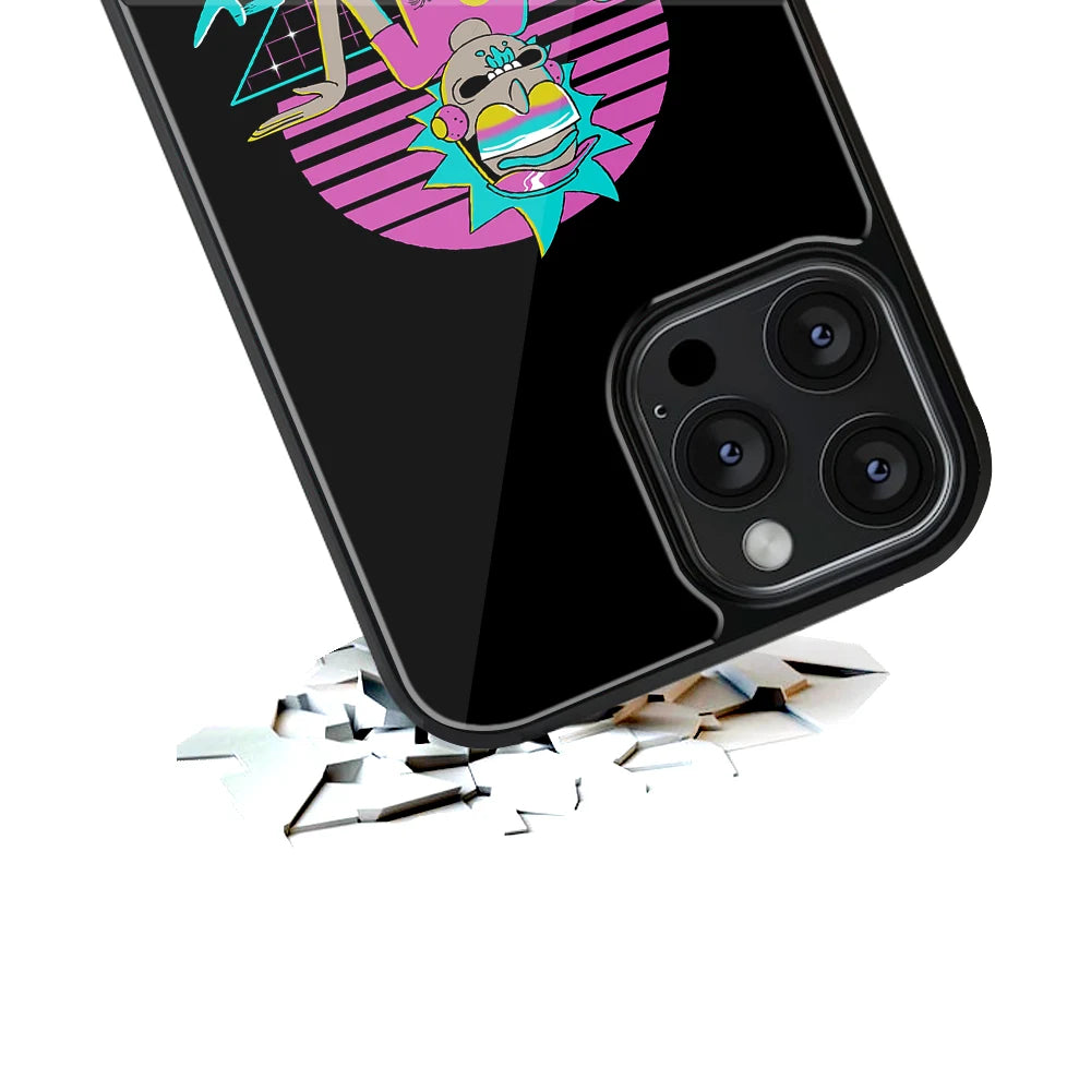 Durable Glass Back Mobile Case for iPhone, Samsung, OnePlus, Google Pixel, Redmi, Vivo, Oppo