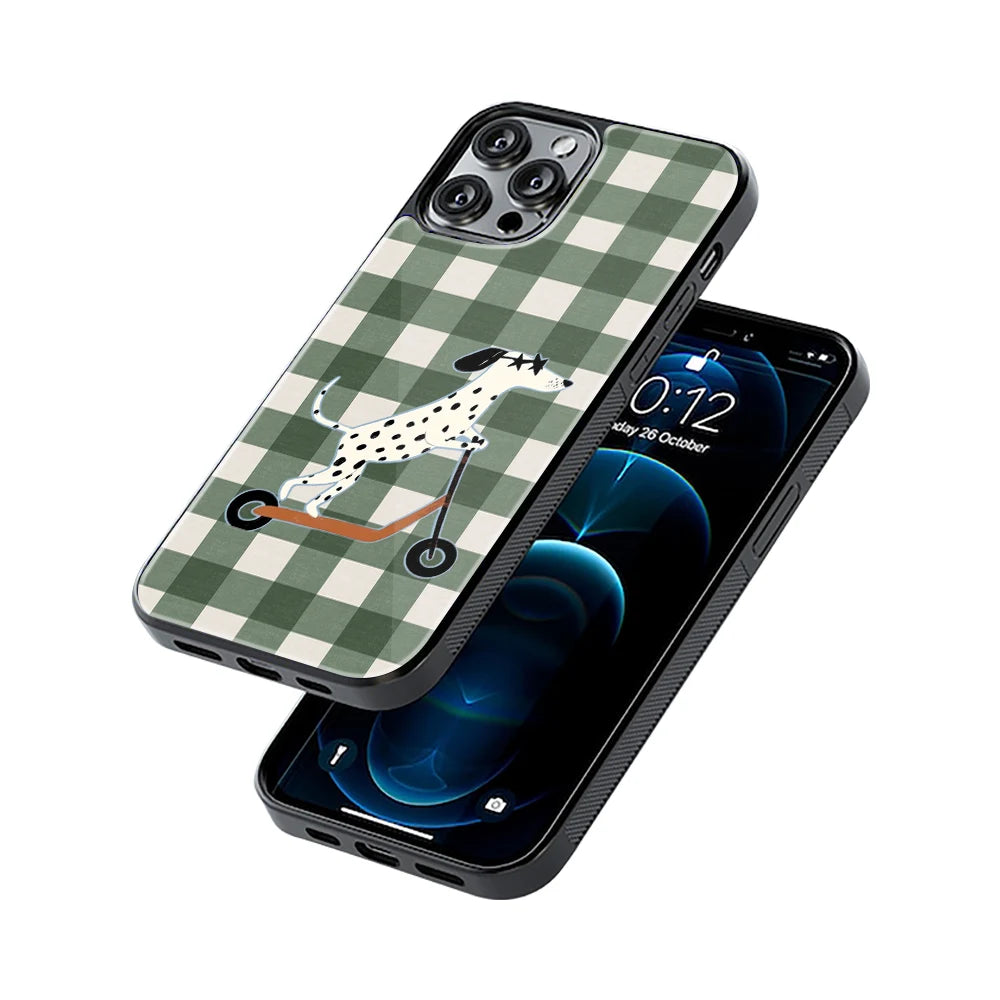 Protective Glass Back Phone Case Compatible with iPhone, Samsung, OnePlus, Pixel & More