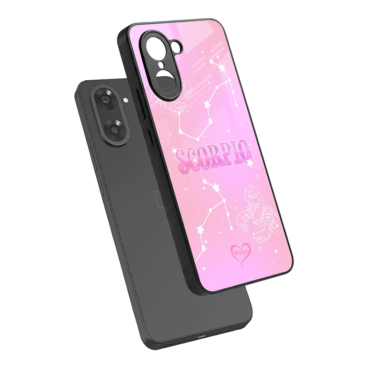 Scorpio Aura sleek oneplus nord ce5 5g cover with tempered glass back and TPU edges