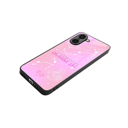 Scorpio Aura stylish phone case for oneplus nord ce5 5g | glossy glass and slim fit