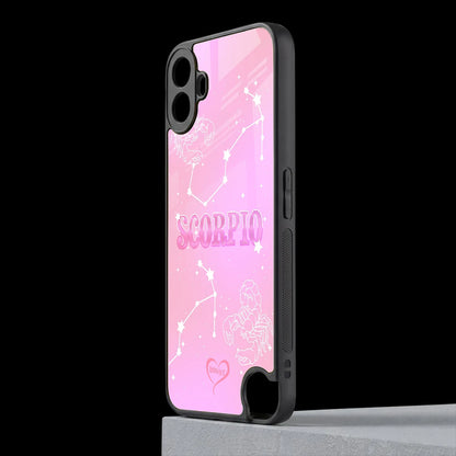 Scorpio Aura cmf nothing phone 1 mobile cover | shockproof glass phone case