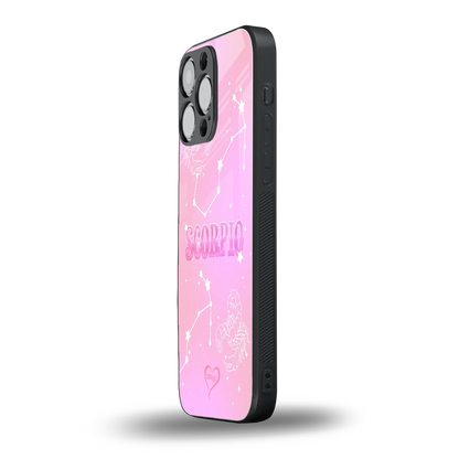 Scorpio Aura iphone 15 pro max mobile cover | shockproof glass phone case