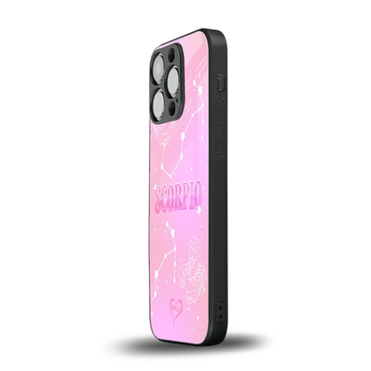 Scorpio Aura iphone 15 pro mobile cover | shockproof glass phone case