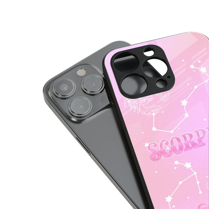 Scorpio Aura stylish phone case for iphone 14 plus | glossy glass and slim fit