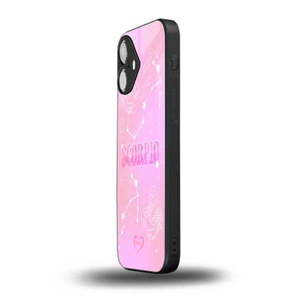 Scorpio Aura Phone Case for Iphone 16 | Glass Case