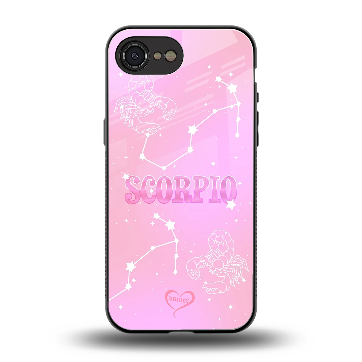 Scorpio Aura back phone cover | glass case for iphone 17e