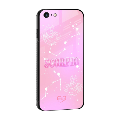 Scorpio Aura sleek iphone 6s plus cover with tempered glass back and TPU edges