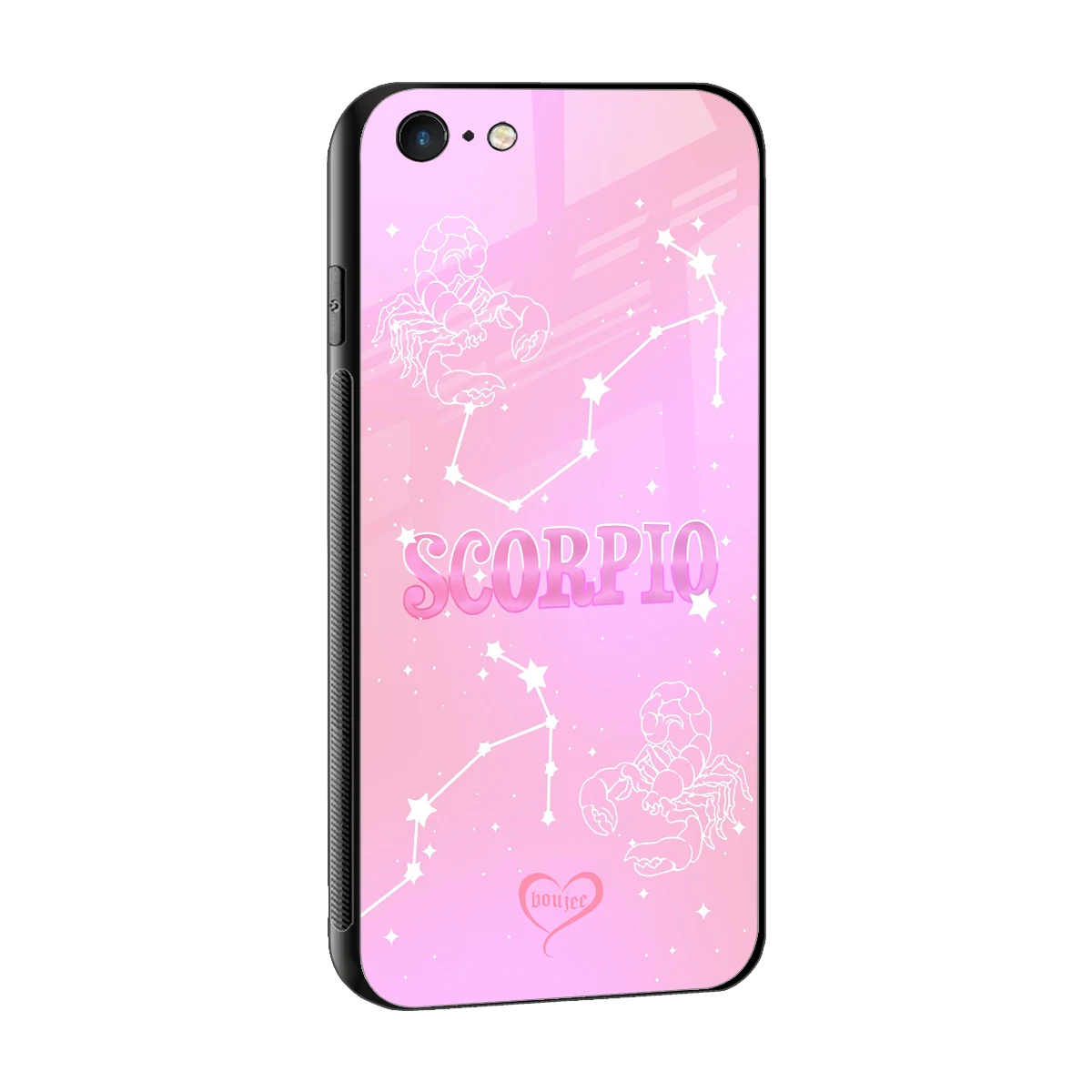 Scorpio Aura sleek iphone 6s cover with tempered glass back and TPU edges