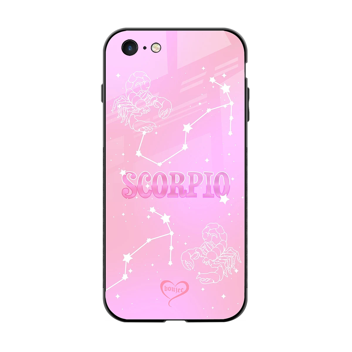 Scorpio Aura back phone cover | glass case for iphone 6s