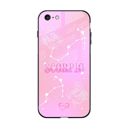 Scorpio Aura back phone cover | glass case for iphone 6s plus