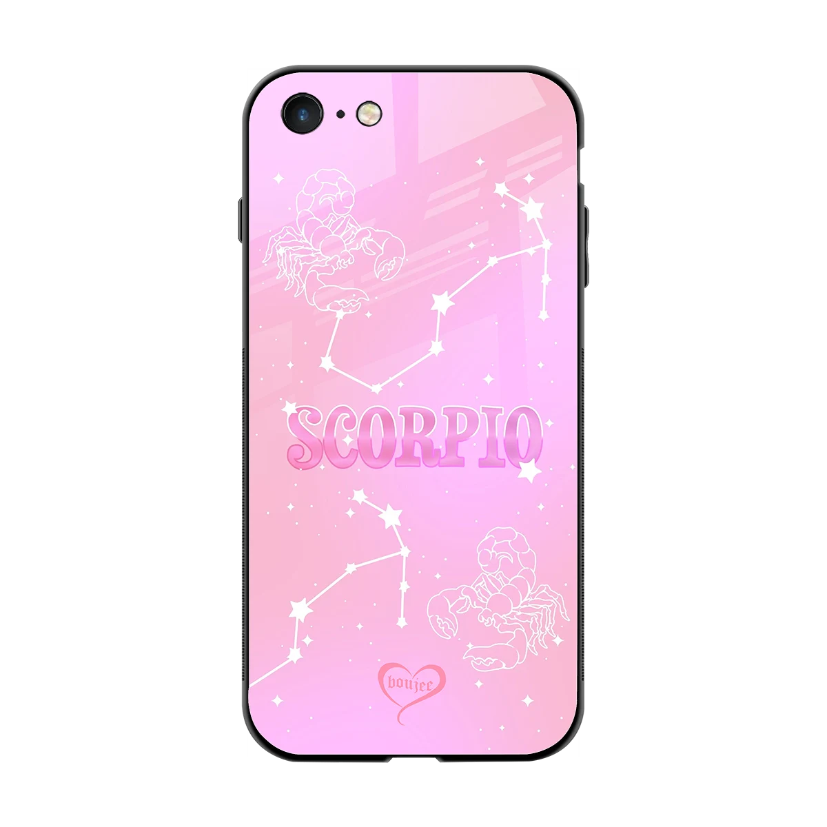 Scorpio Aura back phone cover | glass case for iphone 7