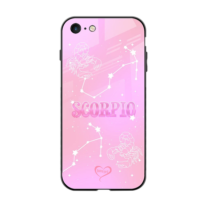 Scorpio Aura back phone cover | glass case for iphone 7