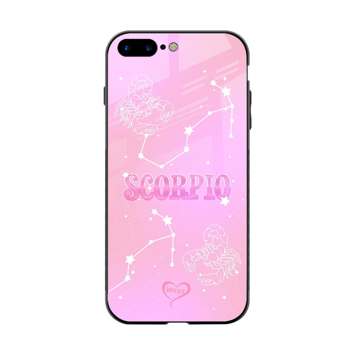 Scorpio Aura back phone cover | glass case for iphone 8 plus
