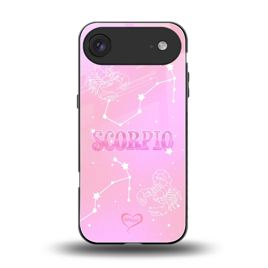Scorpio Aura back phone cover | glass case for iphone air