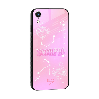 Scorpio Aura sleek iphone xr cover with tempered glass back and TPU edges