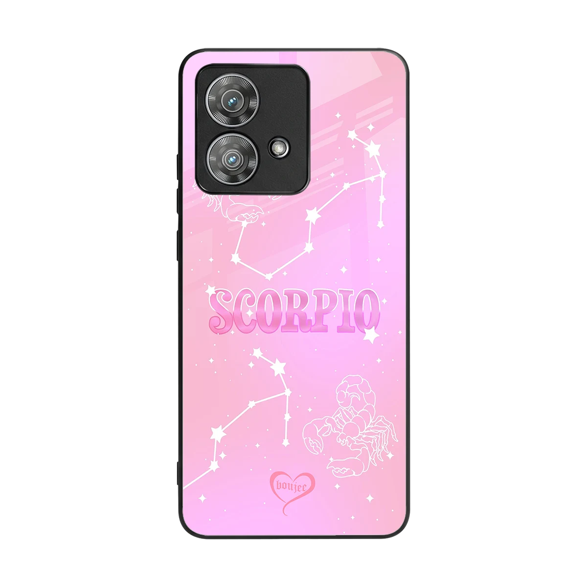 Scorpio Aura back phone cover | glass case for motorola edge 40 neo 5g