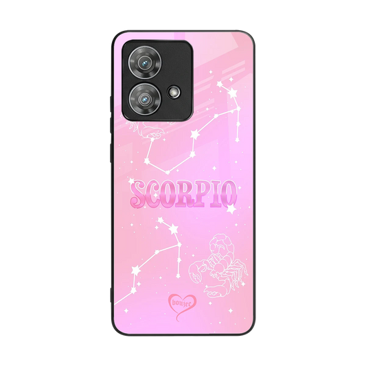 Scorpio Aura back phone cover | glass case for motorola edge 40 neo 5g